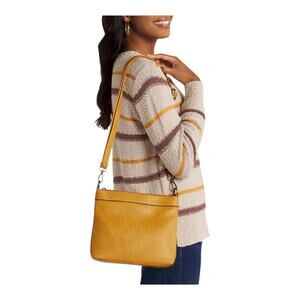 Malibu Skye Crossbody Bag Yellow Faux Leather